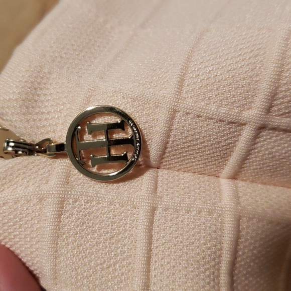 TOMMY HILFIGER CLASSIC SHEATH DRESS BLUSH PINK WITH GOLD BUTTONS SZ 6 - Picture 12 of 15